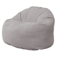 Pouf Gris Maisons Du Monde - Dimensions H37 X L59 X P48 Cm