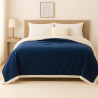Plaid 3D Losange flanelle - Jaune moutarde - 150x125 cm | , créateur d'intérieur