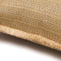 Federa Per Cuscino Rettangolare AOYEGO 30x50 Cm Con Foglie - Beige E Marrone, 50% Cotone 50% Lino