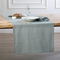 Dreamdge Runner Da Tavolo Grigio 30x180 Cm – Tovaglia Lunga In Poliestere Impermeabile, Decorazione Elegante Per Cene E Buffet
