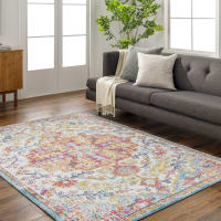 Tapis oriental multicolore 227x173 Tapis salon moderne - Mag