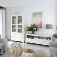 NATURE OF SPIRIT Set mobili da bagno in legno riciclato - laccato / multicolore