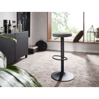 Barhocker, Sitzhocker mit Stauraum, höhenverstellbar, 360° drehbar, Kunstleder Metall Barhocker, Sitzhocker mit Stauraum, höhenverstellbar, 360° drehbar, Kunstleder Metall
