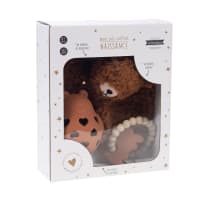 Hochet Ours Bieco – Anneau Bois Et Coton, 14 Cm, Idéal Naissance Et Dentition