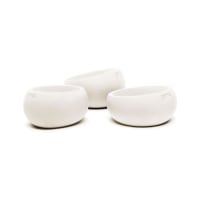 Set Portacandele MIJOMA – 3 Vetri Scanalati + Vassoio In Legno, Decorazione Da Tavolo Elegante - 4
