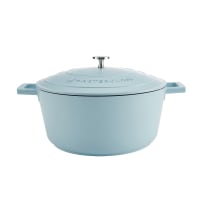 Cocotte Signature En Fonte émaillée Ronde 28 Cm Bleu Encre 162067 2