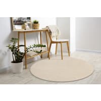 Tapis HUARTE à Poils Courts Doux Et Lavable Noir 160x230 | Leroy Merlin