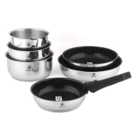 Set 3 Casseroles 16/18/20 cm + 1 poignée - Inox