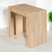 Table console extensible 200cm moulures orientales morocco noir mat ...