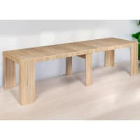 Table console extensible 200cm moulures orientales morocco noir mat ...