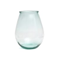 NATURAL LIVING LADY JEANNE 2L VASO AMBRA IN VETRO RICICLATO