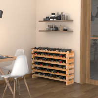 Cave A Vin Relaxdays Étagère à Vin Pour 5 Bouteilles, En Bambou, HxLxP Range Bouteille