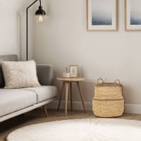 Porte-revue En Jonc De Mer – Panier De Rangement 39x39x29 Cm