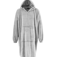 Couverture Poncho à Capuche, Couverture Polaire Portable Avec Capuche Et Poche, Chaude, Confortable Et Douce Pour Adultes, Femmes, Hommes, Enfants, Intérieur Ou Extérieur, Violet