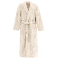Peignoir Femme NEXT - Ultra-Doux - Couleur Écru - Taille M - Lavable En Machine - 10