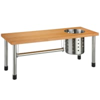 Organisateur De Cuisine En Bambou 40 Cm - Étagère à Matcha Et Rangement Dosettes Café - Style Rotin Tissé - 7