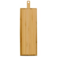 Livoo - Maxi Planche apéritive MES151 - Acacia FSC, 75 * 19,5 cm, Pieds en Bois, ideale pour présenter apéritif, Brun