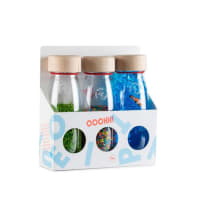 Lot de 3 couverts - Assiette séparée, bol et bouteille d'eau - Sans BPA