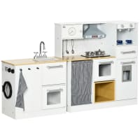 Cucina Giocattolo In Legno Eichhorn | Con Piano Cottura A Induzione, Lavello E Forno | Per Bambini Da 3 Anni