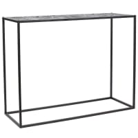 Console en métal maryanne 80cm noir