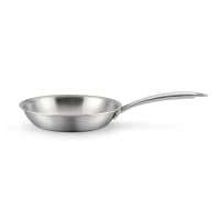 IBILI - Sarten Tricapa Triply Natural, 30 Cms, Acero Inoxidable, Apto Para Induccion, Sin Antiadherente