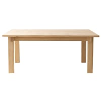 Mesa de comedor de pino macizo natural 180 cm sin barnizar-Palafrugell
