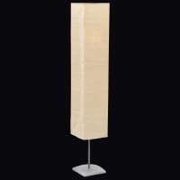 Tidyard Lampada A Piantana In Carta Di Riso Beige 135/170 Cm - Design Giapponese, 2/3 Portalampade E14