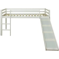 Lit Simple Blanc 90x200 en hauteur avec echelle Rideau Tour Tunnel Bleu Lit Simple Blanc 90x200 en hauteur avec echelle Rideau Tour Tunnel Bleu