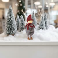 Arbres Evergreen Miniatures Pour Village De Noël - 21 Pièces - H22 X 8