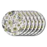 Platos Planos NOVASTYL - Lot 6 Assiettes Plates Héraclée 27cm En Platos Planos NOVASTYL - Lot 6 Assiettes Plates Héraclée 27cm En
