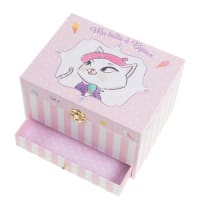 Boîte à Musique à Bijoux En Bois De Rose – Vintage, Occasion, Parfaite Pour Collectionneurs