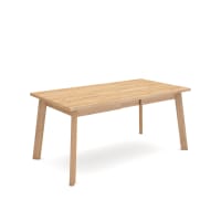 Mesa de comedor efecto madera roble 167x90x75cm-Odin