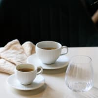 LOT DE 2 TASSES ET SOUS-TASSES - DALGUANO POUR HABITAT