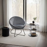 tectake Ensemble table et chaises de jardin Santana - bleu