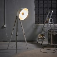 Nemo Lighting Lampada da terra Parliament, bianco - grigio | Finnish Design Shop