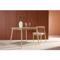 Table à manger 4 personnes ronde en bois - MATI