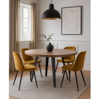 Table Ronde Maison Extensible Table ronde extensible bois : l'intimité du cercle, l'espace de la ...