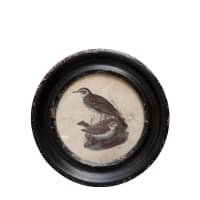 Cadre Photo Rond En Bois 20x20 Cm – Lovely Story – Neuf, Décoration Murale