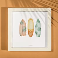 Affiche "Jour de surf" - Affiches/Affiches Bord de mer