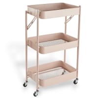 table desserte a roulettes pliante