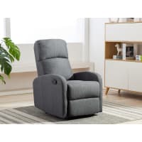 Fauteuil Convertible Chauffeuse Inclinable - Coussin Inclus - Tissu - Chauffeuse