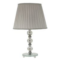 Quoizel Lampada Da Tavolo Classica In Metallo Con Diffusore In Vetro Tiffany A 2 Luci Asheville Bronzo