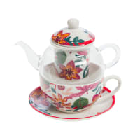 Service à Thé Pour Une Personne Mikasa V&A Alice Au Pays Des Merveilles – Porcelaine Anglaise Fine + Coffret Cadeau