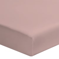 Lenzuolo Con Angoli In Jersey 100% Cotone - Matrimoniale 180x200/200x200 Cm - Colore Salmone - Traspirante E Morbido