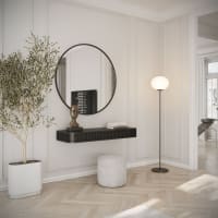 Coiffeuse suspendue avec tiroirs vert sauge 110 cm Evo | Maisons du Monde