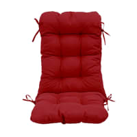 Tuxxjzm Cuscino impermeabile per sedia con schienale alto, per interni ed esterni, cuscino per sedile e schienale da esterno, cuscini per sedie da giardino, spessi e confortevoli