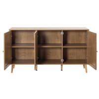 Grand Buffet Contemporain Maisons Du Monde – Bois Exotique Massif, Brun Foncé