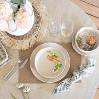 Lot 6 assiettes plates 26 cm pas cher