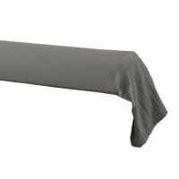 Taie de traversin en percale de coton Soft Percale - Blanc - 45x185 cm