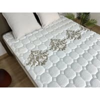 koorlian Materasso king size da 1,5 m, materasso ibrido a molle insacchettate da 25 cm, con memory foam traspirante e molle confezionate singolarmente, rigidità media, sollievo dalla pressione